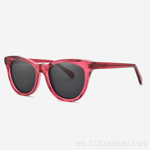 Gafas de sol angulares de ojo de gato para mujer